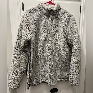 Sherpa quarter zip - gently worn. Women’s size LARGE